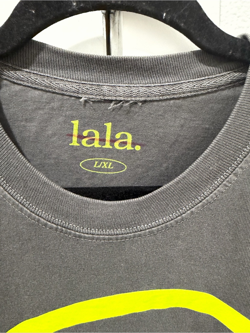 NWOT The World Needs Your Magic Crop Tee in Vintage Charcoal + Neon** - Picture 7 of 8